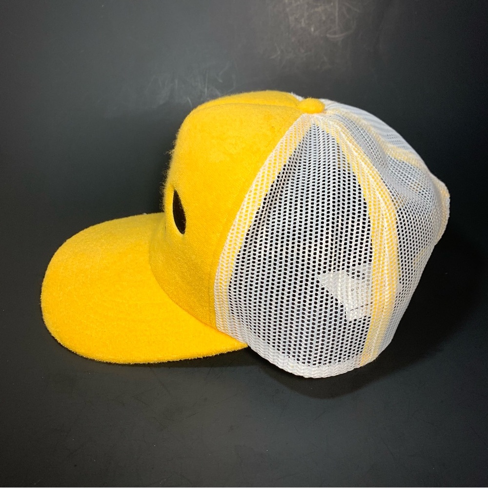 Gudetama Big Face Lazy Egg Trucker Hat Spencer's High Crown Snapback Cap - Picture 5 of 9